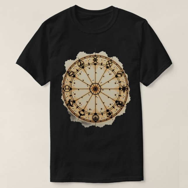 Zodiakhjul T Shirt (Design framsida)