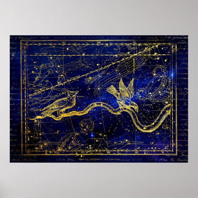 zodiakkonstellation poster (Framsidan)