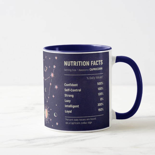 Zodiaknitrifikation/Capricorn Mugg (Höger)