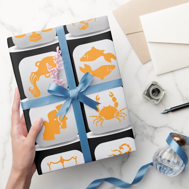 Zodiakstecken Inpackningspapper Presentpapper (Skapare uppladdad)