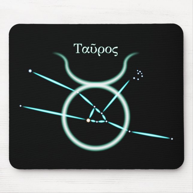 Zodiakstjärnbild Oxen Musmatta (Framsidan)