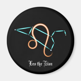 Zodiakstjärnbilden Leos Magnet