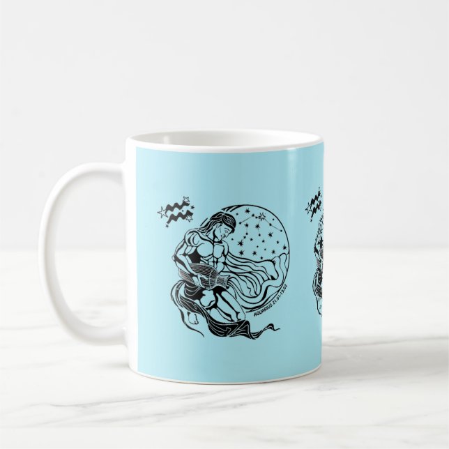 zodiaktecken bekarius kaffemugg (Vänster)