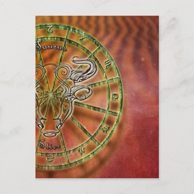 zodiaktecken vykort (Framsida)