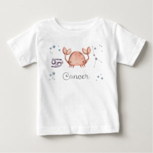 Zodiakus Baby Cancer Baby BodySuit och T-Shirt