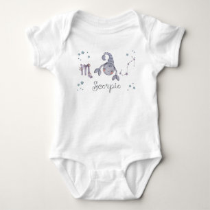 Zodiakus Baby Skorpion Baby Kroppsdräkt och T-Shir T Shirt