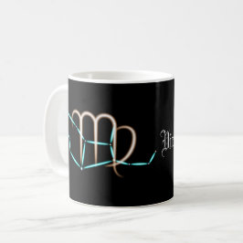 Zodiakusstjärnbild Jungfrun Kaffe Mugg