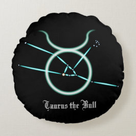 Zodiakusstjärnbild Oxen Rund Kudd Kudde