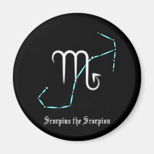 Zodiakusstjärnbild Skorpion Magnet