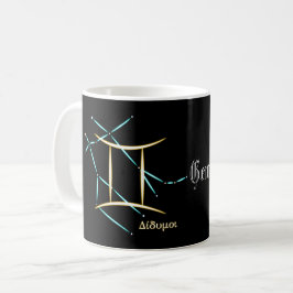 Zodiakusstjärnbilden Tvillingarna Kaffe Mugg