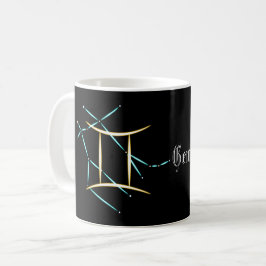 Zodiakusstjärnbilden Tvillingarna Kaffe Mugg