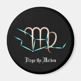 Zodiakusstjärnbildet Jungfrun Magnet