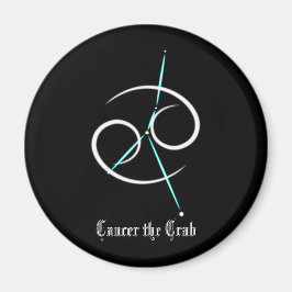 Zodiakusstjärnbildet Kräftan Magnet