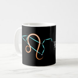 Zodiakusstjärnbildet Lejon Kaffe Mugg