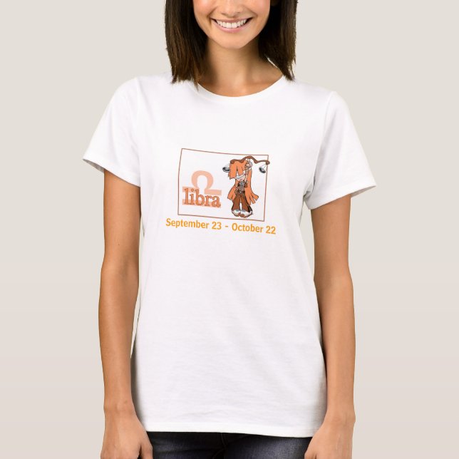 Zodies: Libra Tee (Framsida)