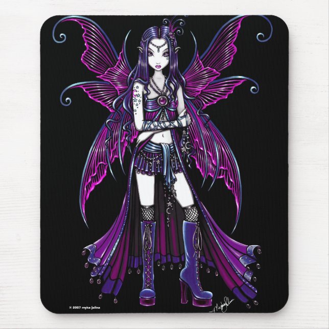 "Zoe" himmelska rosa felika Mousepad Musmatta (Framsidan)