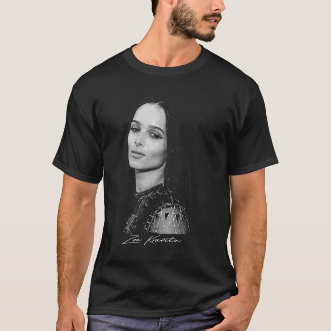 Zoe Kravitz - Retro design Essential T Shirt (Framsida)