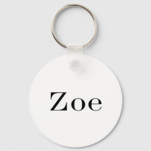 Zoe Namn Nyckelring