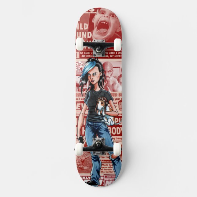 ZOE stiger ombord Skateboard Bräda 20,5 Cm (Framsida)