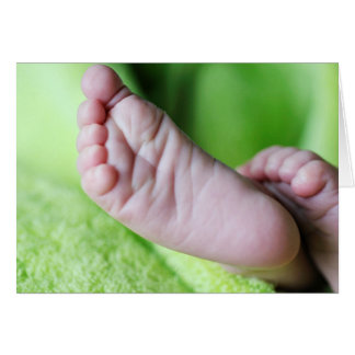 Zoés Feet Hälsningskort