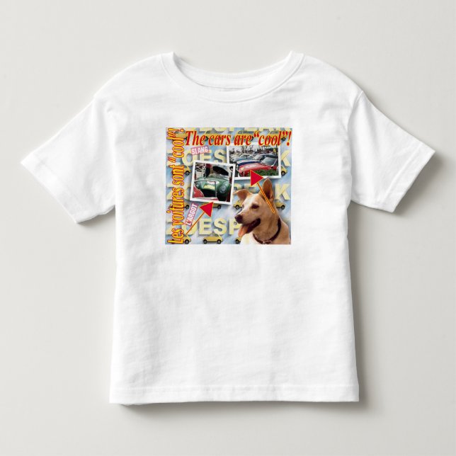 ZoeSPEAK - Bilarna är "coola"! T-shirt (Framsida)