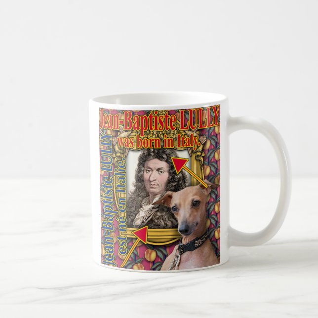 ZoeSPEAK - LULLY föddes i Italien. Kaffemugg (Höger)