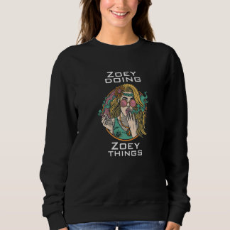 Zoey doing t shirt