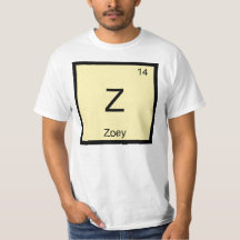 Zoey Namn kemi Inslag Periodic Bord