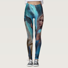 Zoey och Blue Dragon Leggings