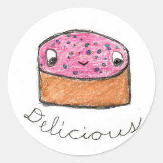 Zoey: Round Sticker Runt Klistermärke