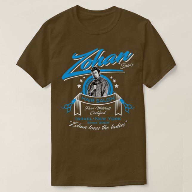 Zohan Hair Salon T Shirt (Design framsida)