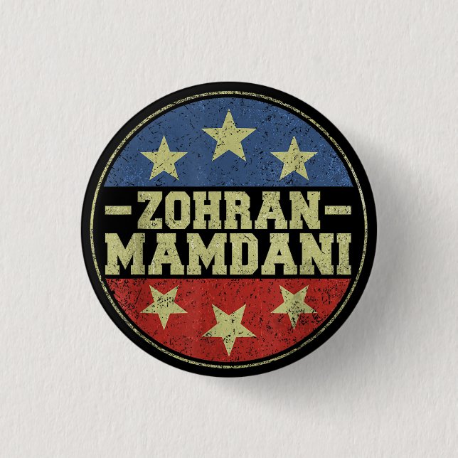 Zohra Mamdani NYC Borgmästar Kampanj 2025 Knapp (Framsida)