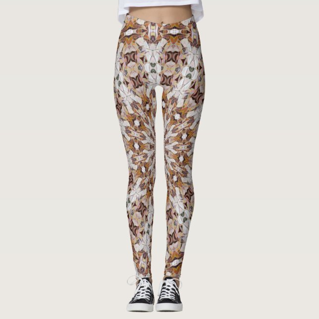 Zohra Sandstone Mandala Kärlek Leggings (Framsida)