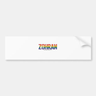 Zohran Borgmästare för NYC HBTQ USA Demokrat Bildekal