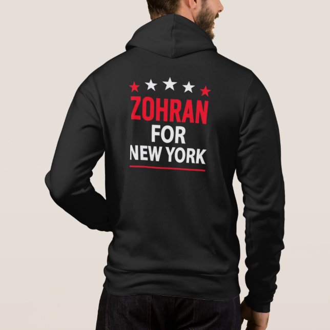 Zohran for New York – Bold Political Support T Shirt (Baksida)