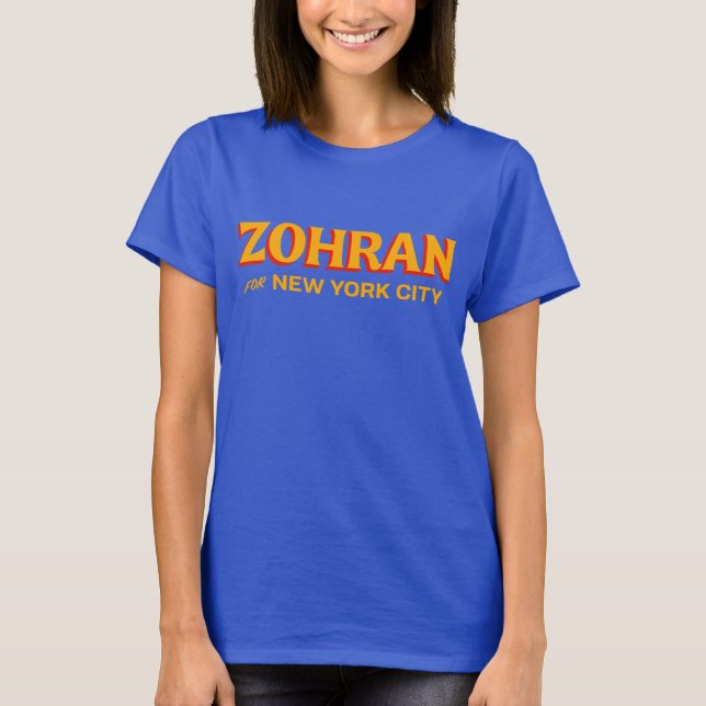 Zohran for New York City T Shirt (Framsida)