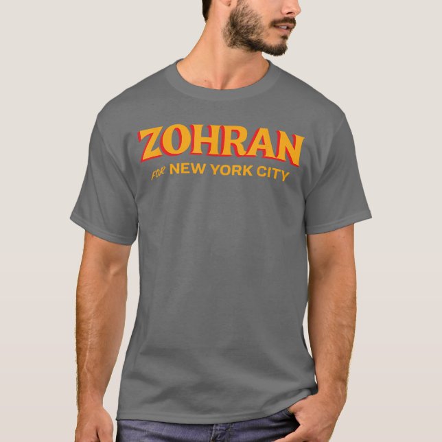 Zohran for New York City T Shirt (Framsida)