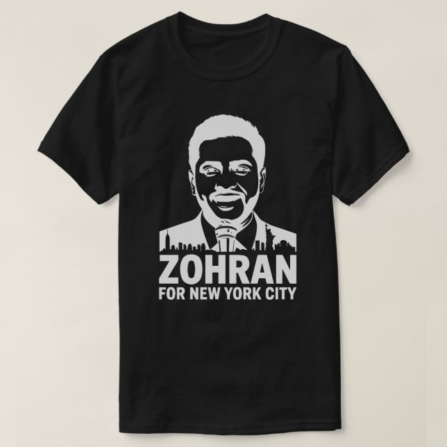 Zohran for New York City Zohran Mamdani, Vote Zohr T Shirt (Design framsida)