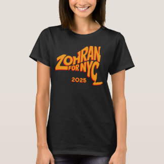 Zohran för NYC 2025 T-Shirt, Progressiv Kampanj T Shirt