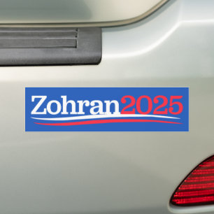 Zohran Mamdani Borgmästare NYC 2025 Bildekal
