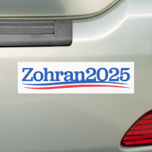 Zohran Mamdani Borgmästare NYC 2025 Bildekal