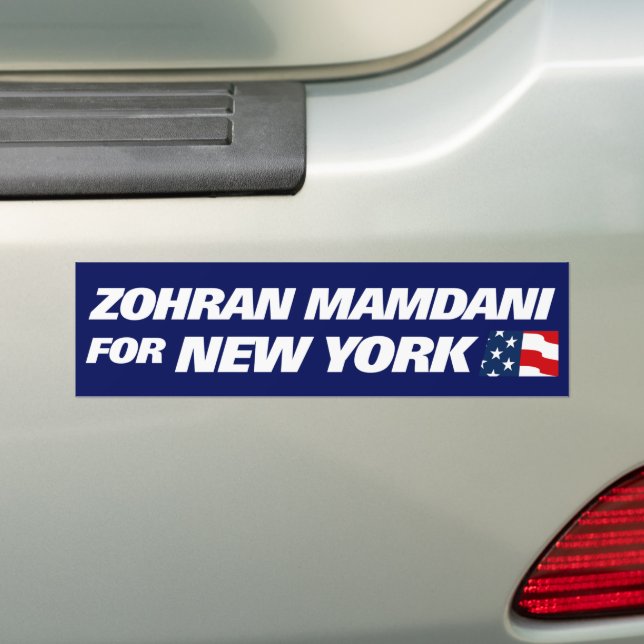 Zohran Mamdani for NYC 2025 Bildekal (På Bil)