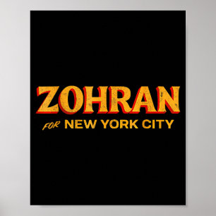 Zohran Mamdani För Nyc Borgmästare Roligt Coolt Tr Poster