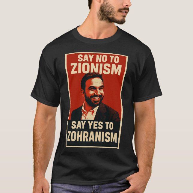 Zohran Mamdani Herr T-Shirt (Framsida)
