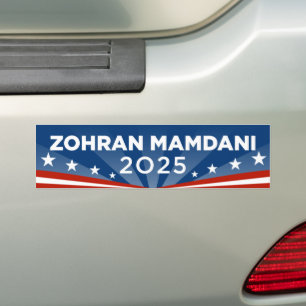 Zohran Mamdani NYC Borgmästare 2025 Bildekal