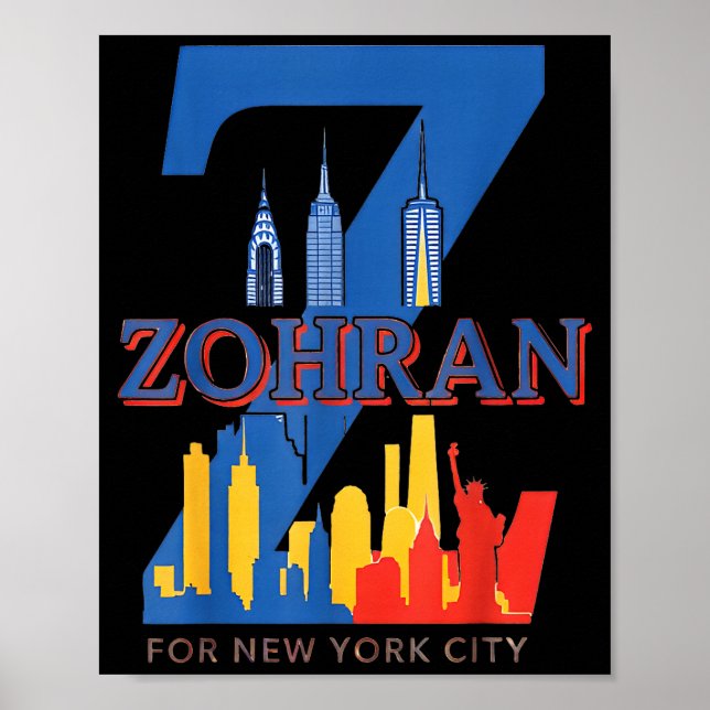 Zohran Mamdani  Poster (Framsidan)