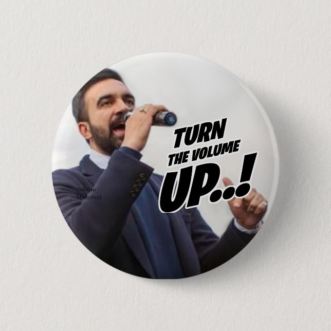 Zohran Mamdani - Skruva Upp Volymen Knapp (Framsida)