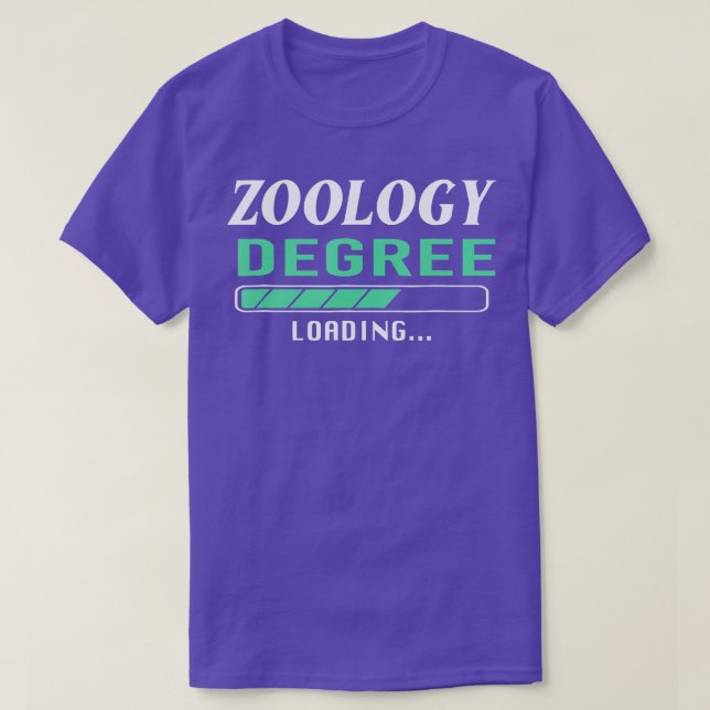 Zologi Laddning för framtida zoologer T Shirt (Design framsida)