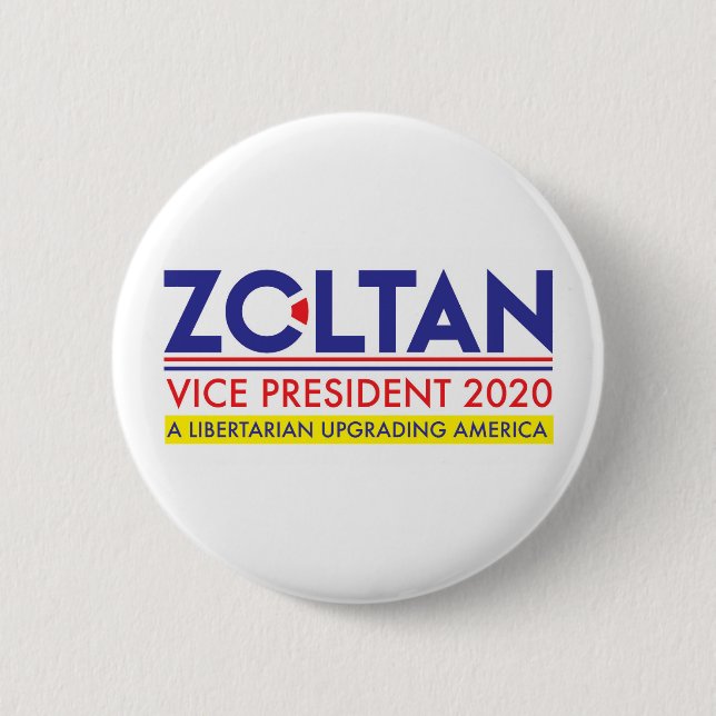 Zoltan Istvan VP 2020 Knapp (Framsida)