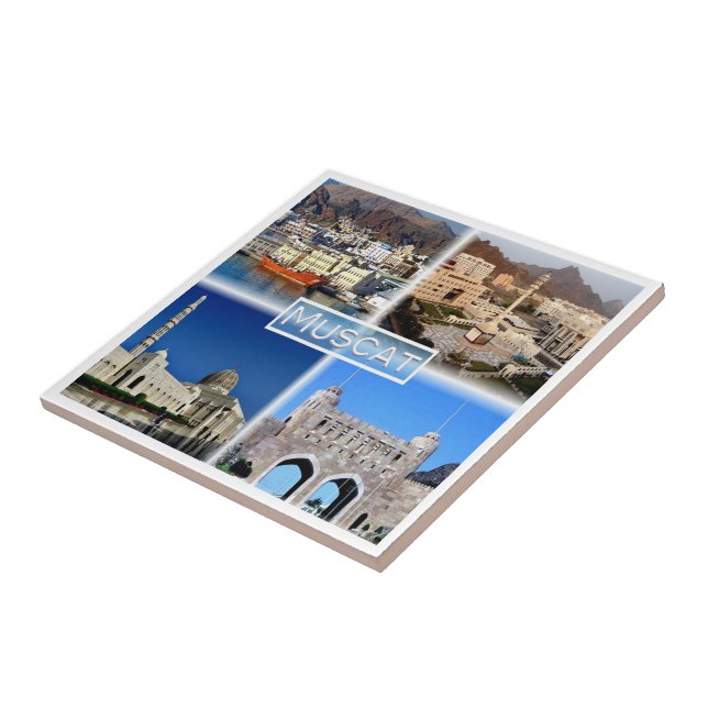 zOM003 MUSCAT Central Business District, Kakelplatta (Sidan)